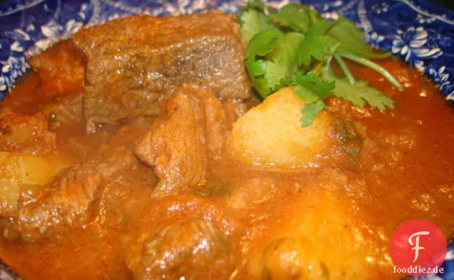 Rindfleisch mit Kartoffel-Tajine