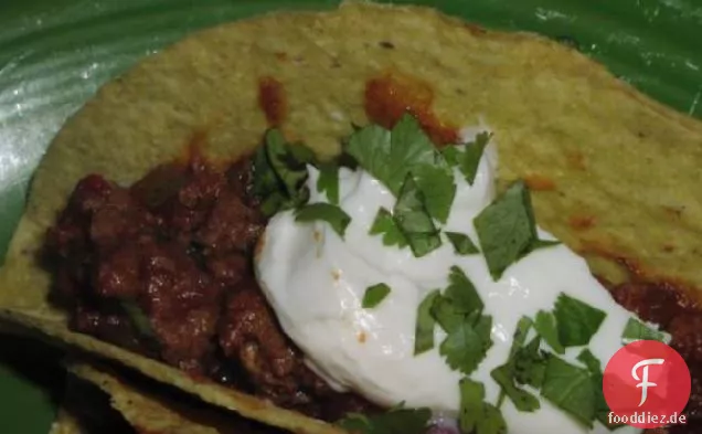 Ww Chili-Rindfleisch-Tacos
