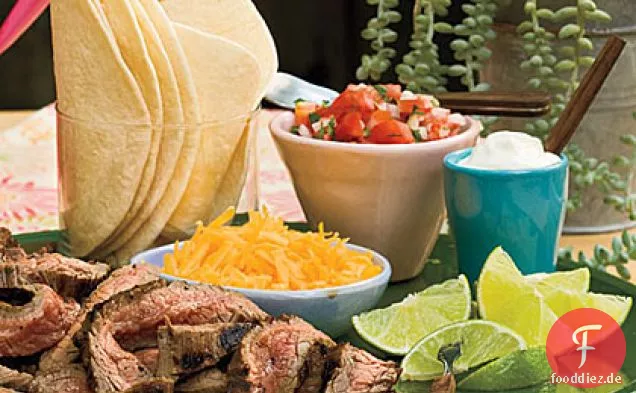 Rindfleisch Fajitas Mit Pico de Gallo