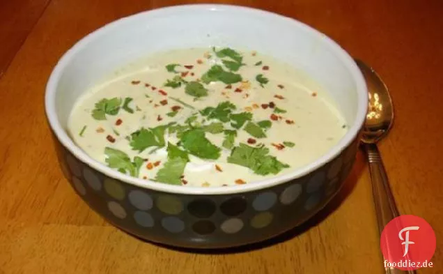 Creme von Koriandersuppe