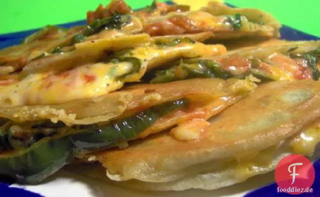 Grüne Chili-und Monterey-Jack-Quesadillas