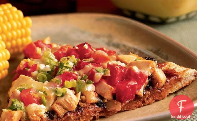 BBQ Huhn Pizza