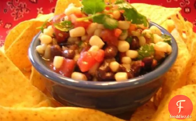 Würzige schwarze Bohnen Salsa