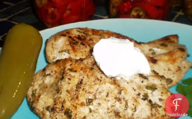 Gegrillte mexikanische Hähnchenbrust
