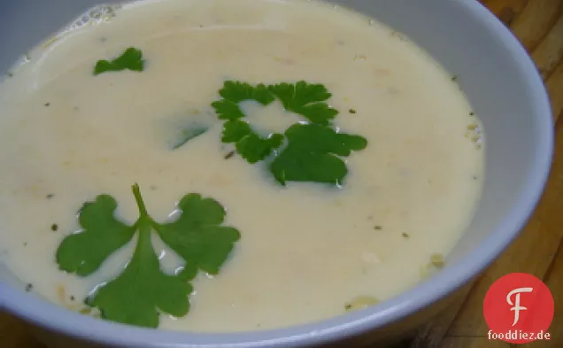 Creme von Chile-Hühnersuppe