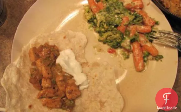 Chipotle Huhn Wraps