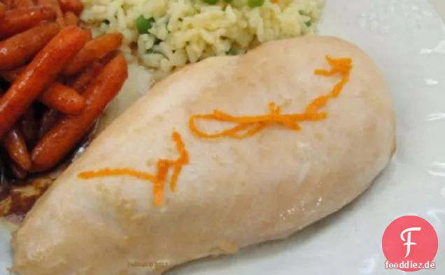Glückliches Orange Ahorn Huhn