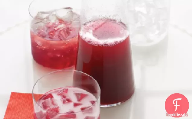 Granatapfel-Champagner-Punsch