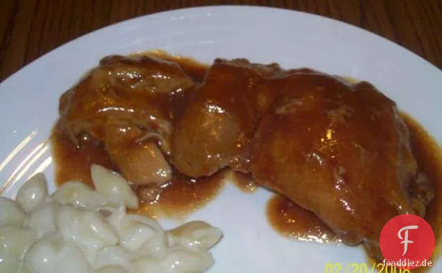 Schmelze in deinem Mund Huhn