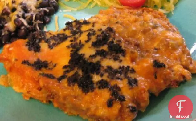 Ralayne die Rindfleisch-Enchilada-Auflauf