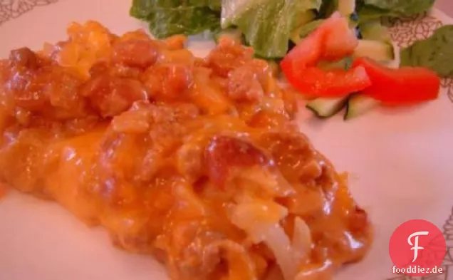 Rindfleisch und Bohnen-Ranch Backen