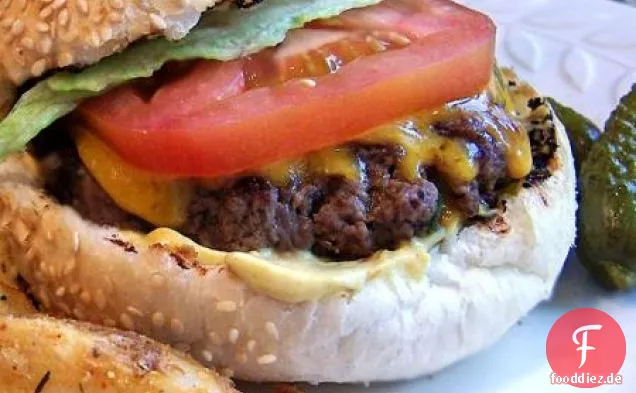 Speck Cheddar Gefüllte Burger