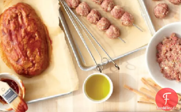 Boden-Fleisch-Mischung