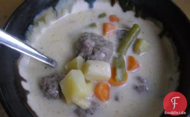 Schwedische Fleischknödel für Suppe