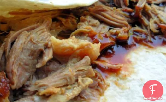Crock Pot zerkleinertes Schweinefleisch