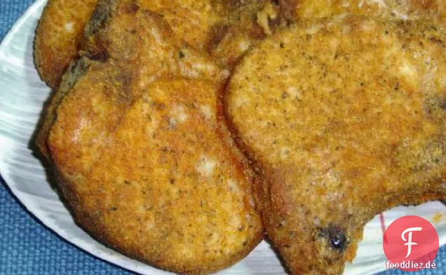 Gebackene Schweinekoteletts