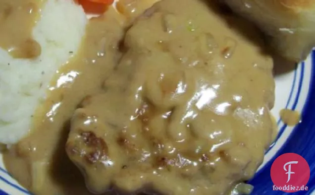 Schweinekoteletts und Soße
