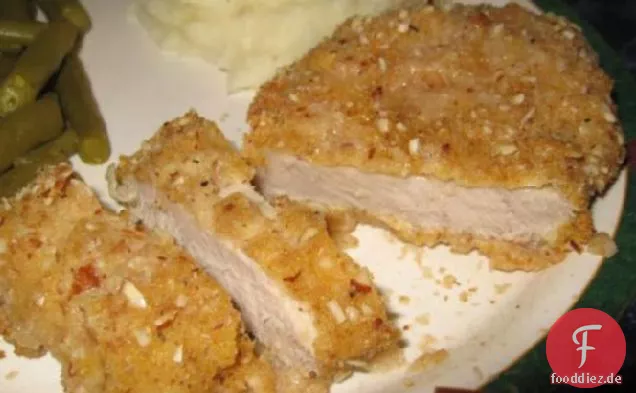 Mandel Crusted Schweinefleisch