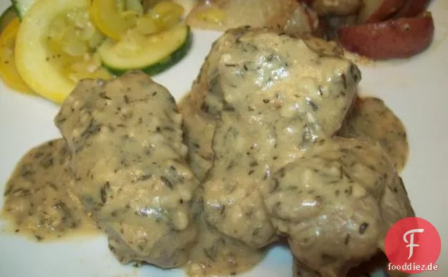 Geschmortes Schweinefleisch Mit Fenchel - (Crock Pot)