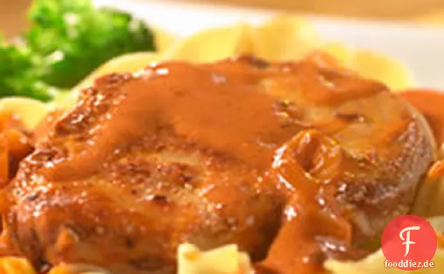 Schweinekoteletts Paprikash