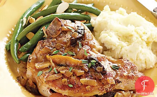 Schweinekoteletts mit Trockenfrüchte Füllung