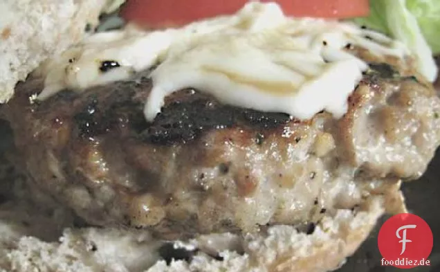 Schnelle und einfache Schweineburger