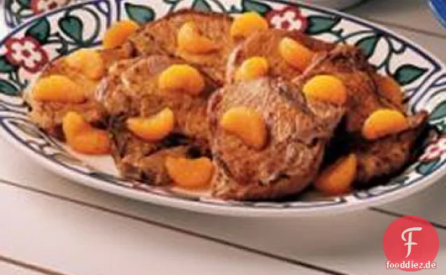 Orange-gekrönte Koteletts