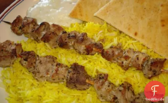 Schweinefleisch Souvlaki
