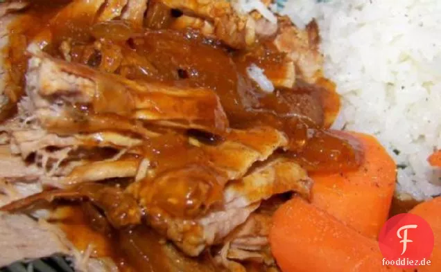 Könnte nicht einfacher sein BBQ Schweinefilet (Crock Pot)