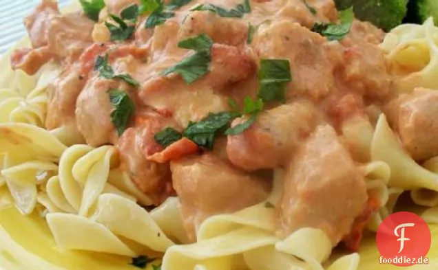 Einfache ungarische Schweinefleisch Paprika