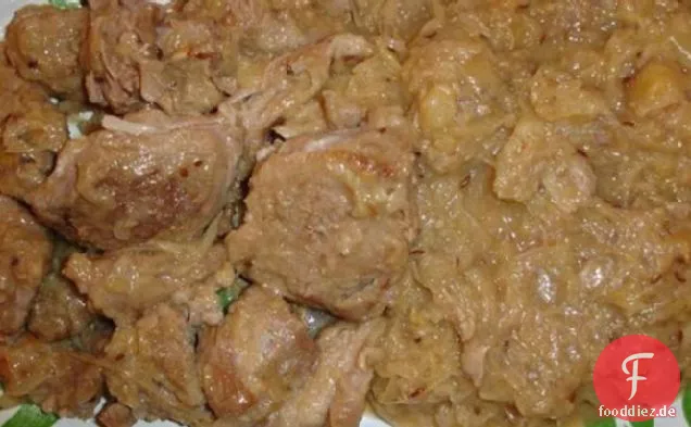 Land Schweinerippchen und Sauerkraut