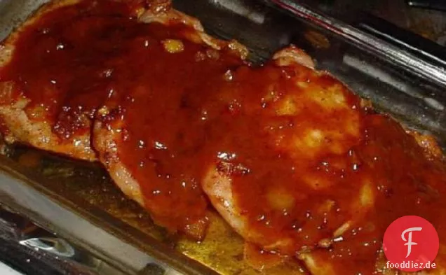 Ahornsirup Schweinekoteletts