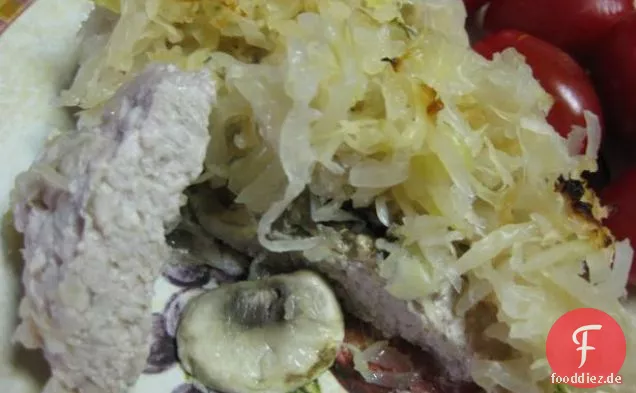 Krapt und Wurst (Sauerkraut und geräucherte Wurst)