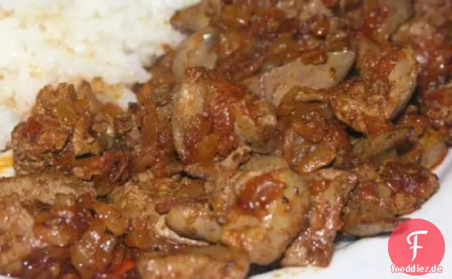 Kroatisch Einfache Huhn Leber Essen