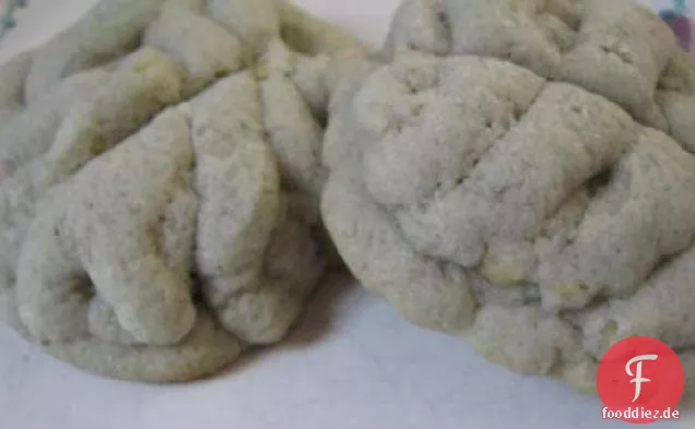 Gehirn-Kekse Mit Glasur Blut