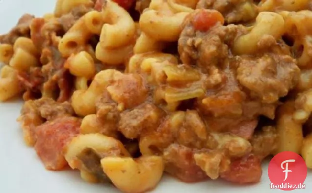 Speck Cheeseburger Makkaroni