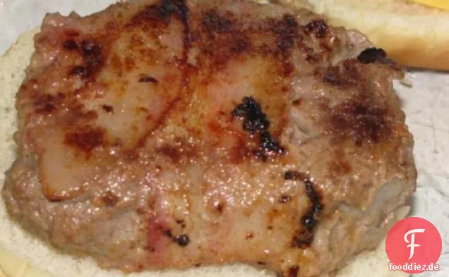Mmmm Gute Speck eingewickelte Hamburger