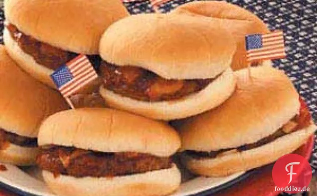 Gegrillte Hamburger
