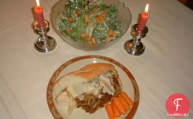 Sandwiches aus Bratenresten