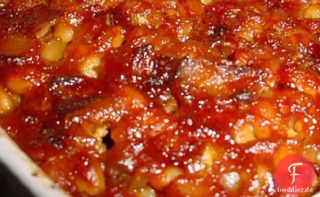Südwestliche Chipotle gebackene Bohnen
