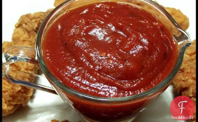 Texas-Hausgemachte BBQ-Sauce für Konserven oder OAMC
