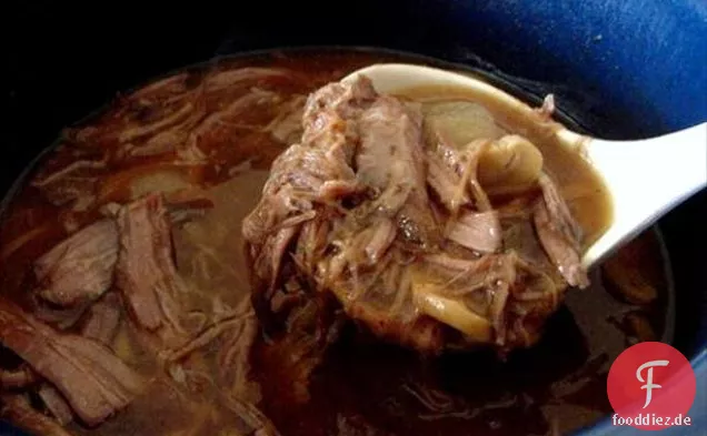 Französisches Huhn in Essigsoße