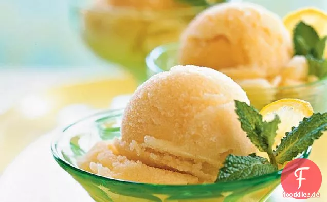 Limonade Eistee Sorbet
