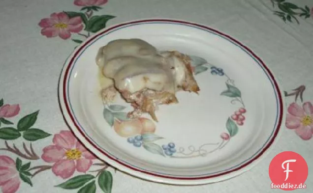 Easy Bacon Schweizer Huhn in einem Slow Cooker