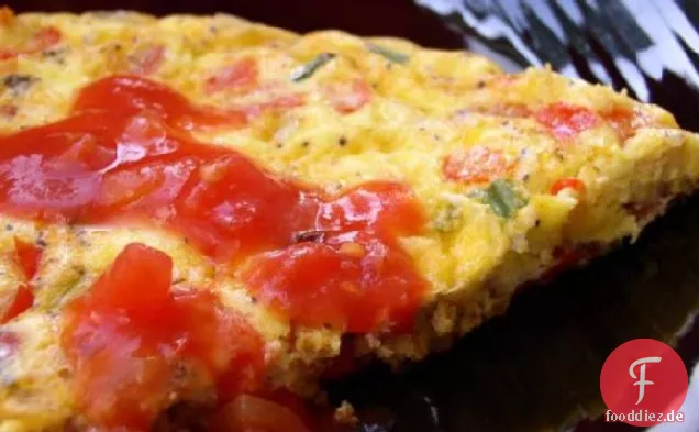 Ofen gebacken Western Frittata