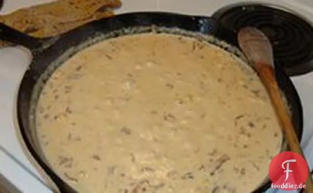 Hominy und Speck