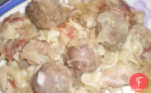 Polnisch Crock Pot Sauerkraut