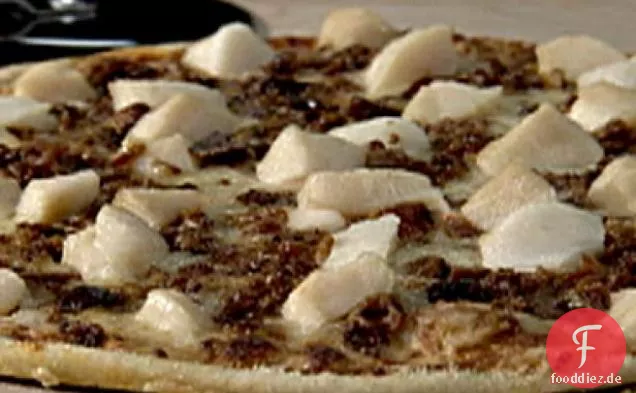 Jakobsmuschel-Speck-Pizza