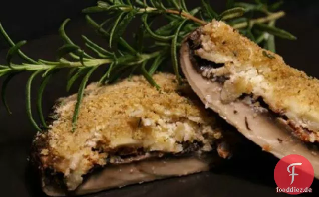 Gefüllte Portabella-Pilze