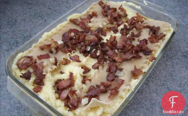 Gebratener Jalapeno & Käse gefüllter Speck eingewickeltes Huhn